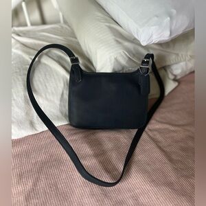 Vintage Coach Purse N° H0P - 9132 Navy Blue Leather